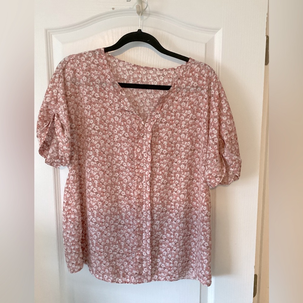 Summer blouse, short sleeves XL